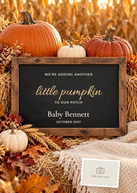 Another little pumpkin: printable design preview